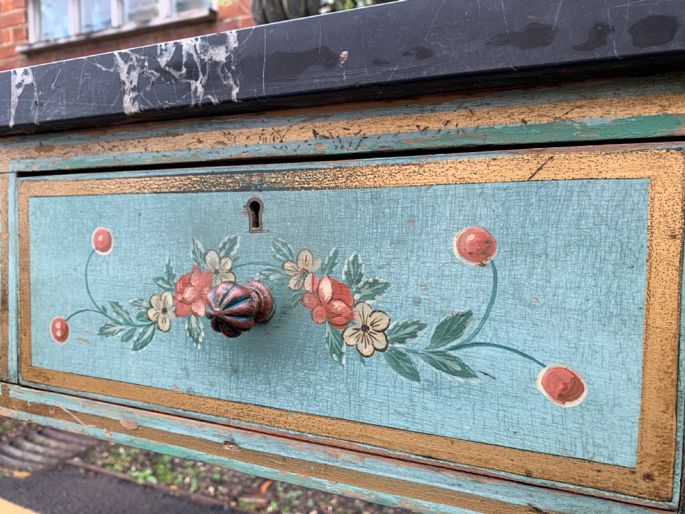Painted console table  View II