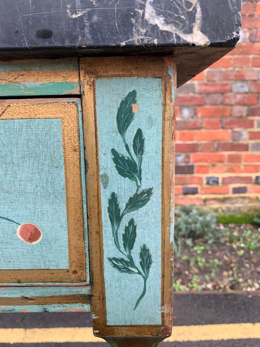 Painted console table  View IV