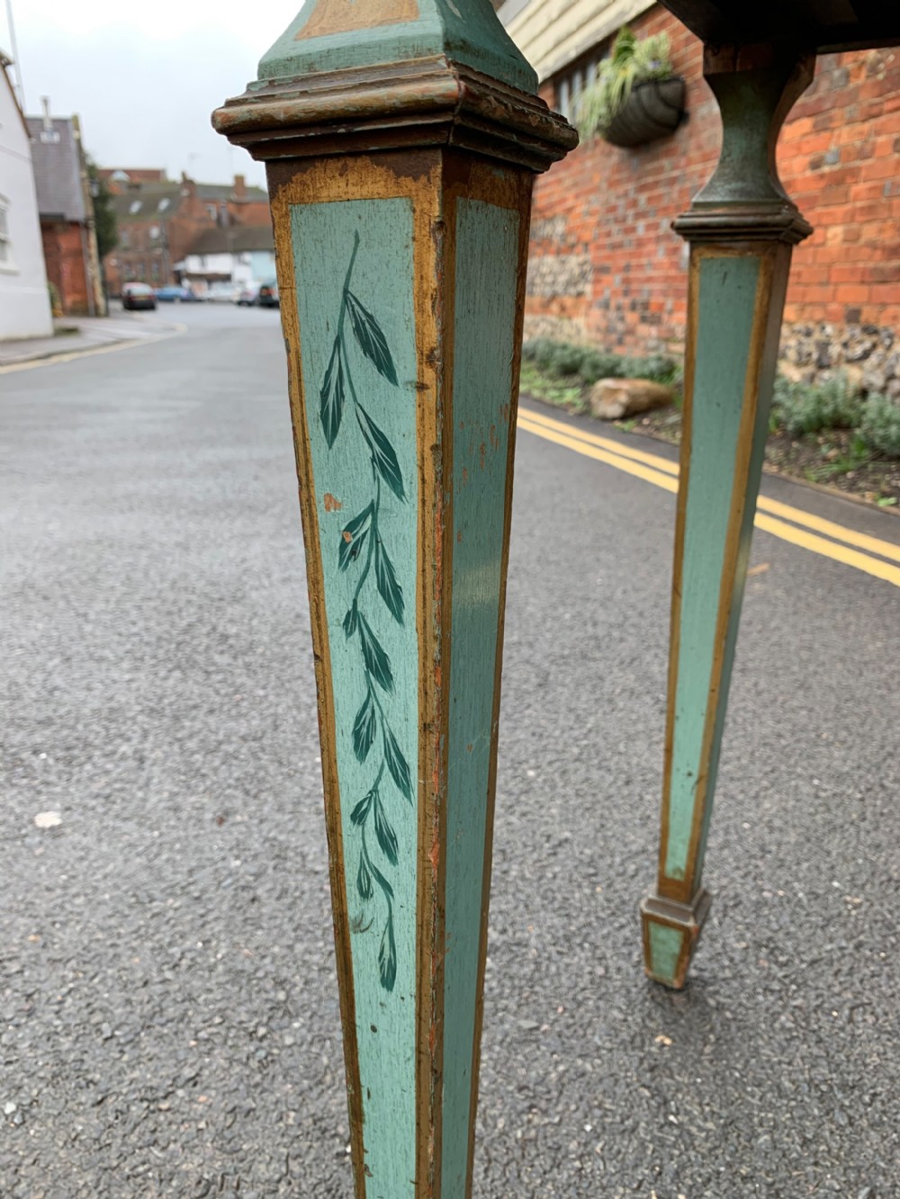 Painted console table  View VIII