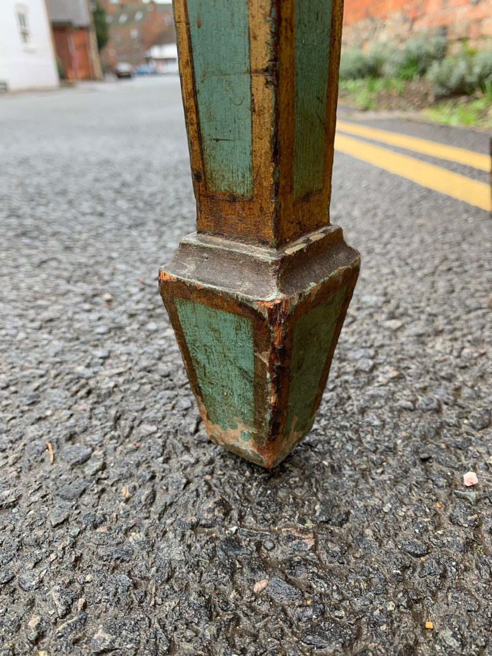 Painted console table  View IX