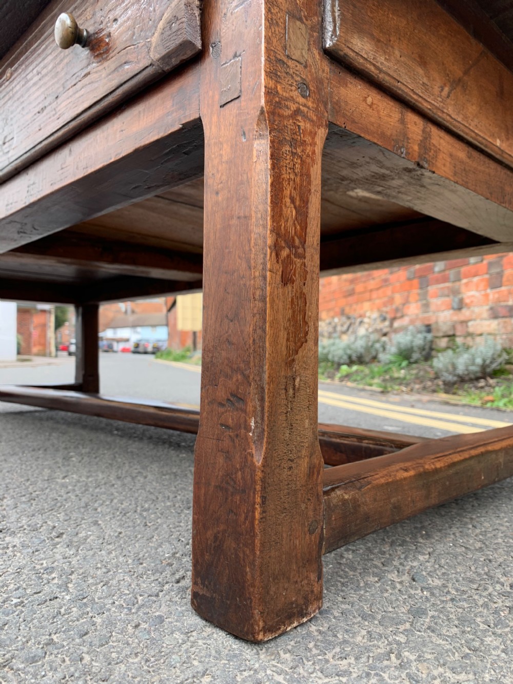 Rustic French coffee table  View II