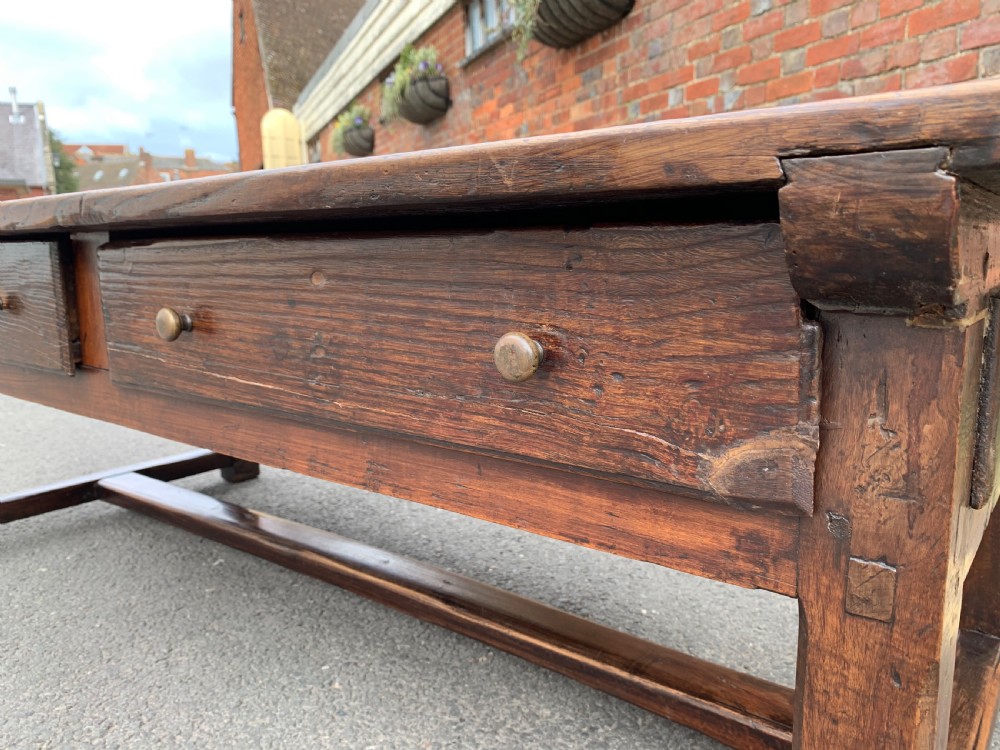 Rustic French coffee table  View III