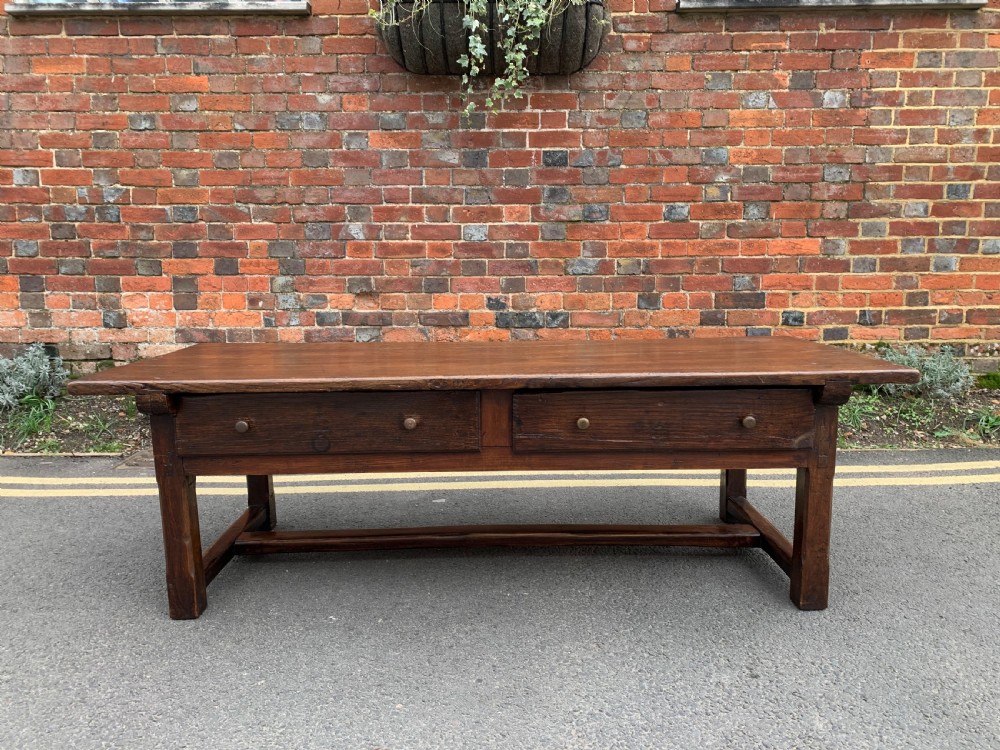 Rustic French coffee table  View V