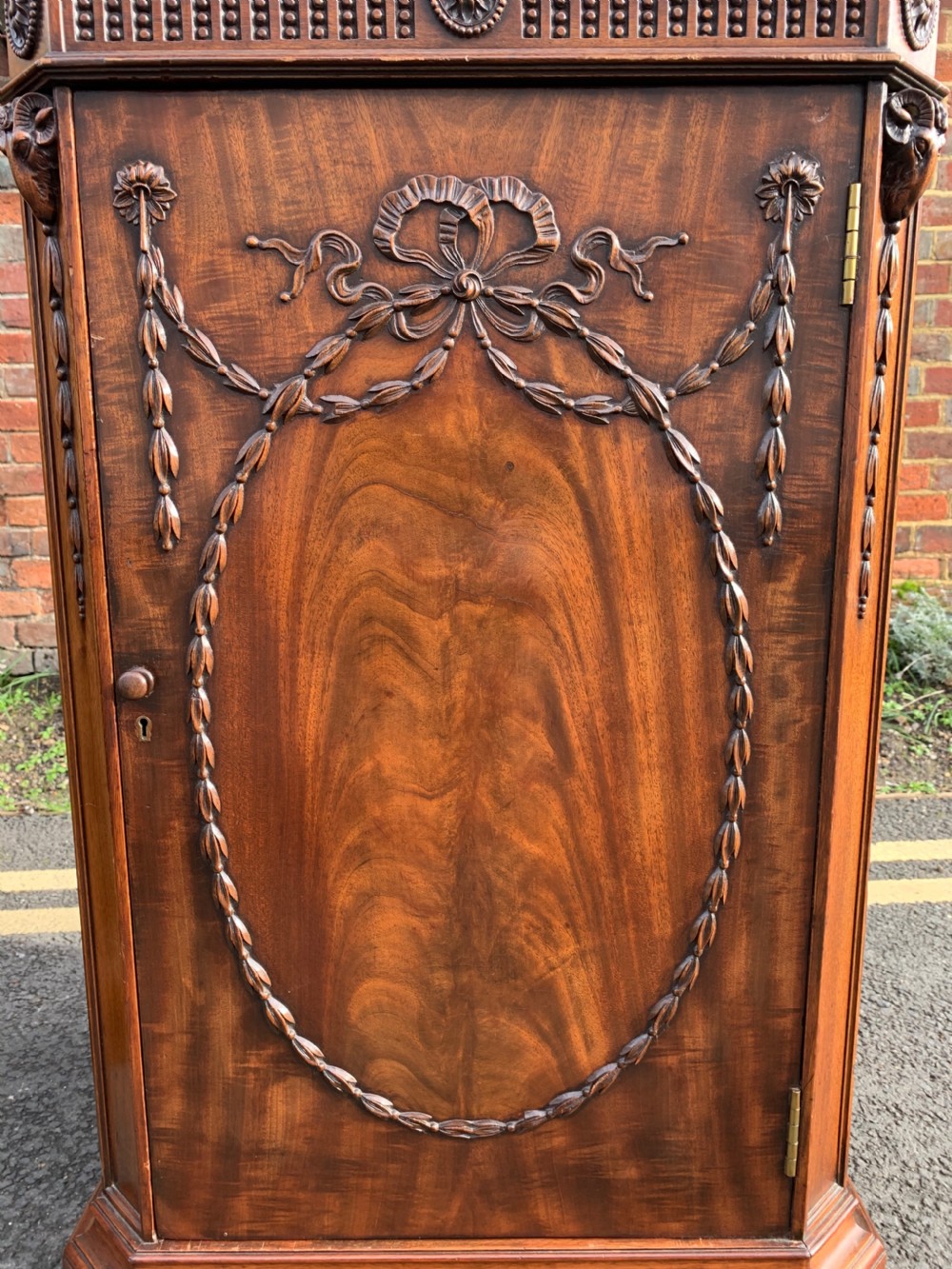 Pair of Mahogany pedestal cabinets  View IV