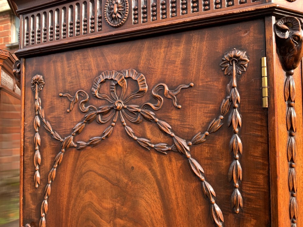 Pair of Mahogany pedestal cabinets  View V