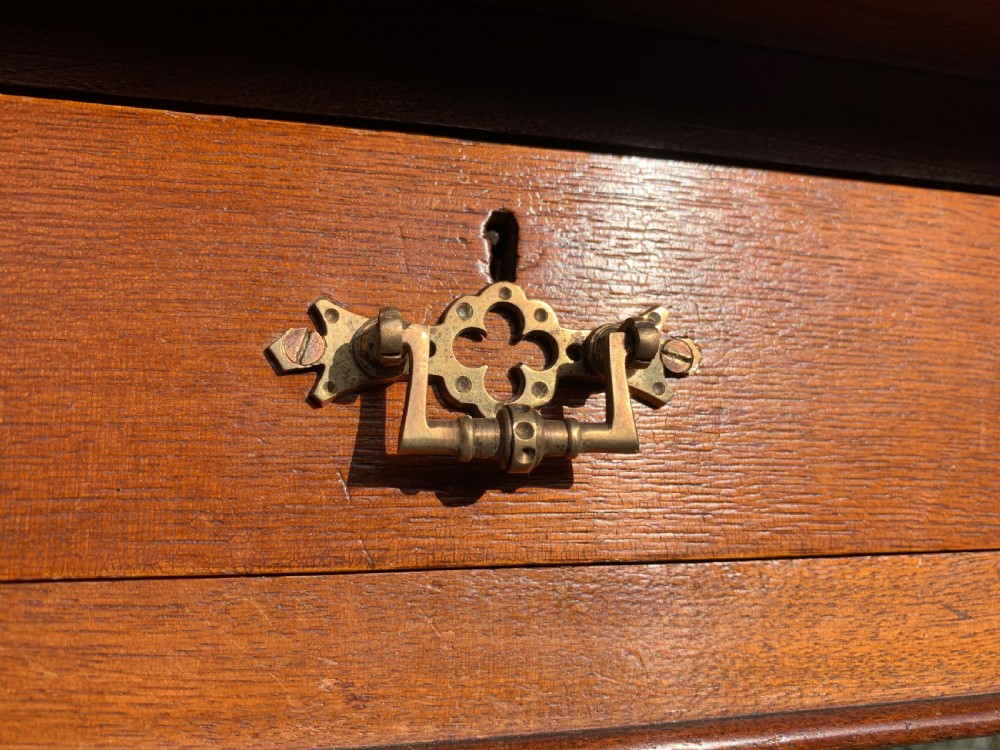 Victorian parquetry table  View II