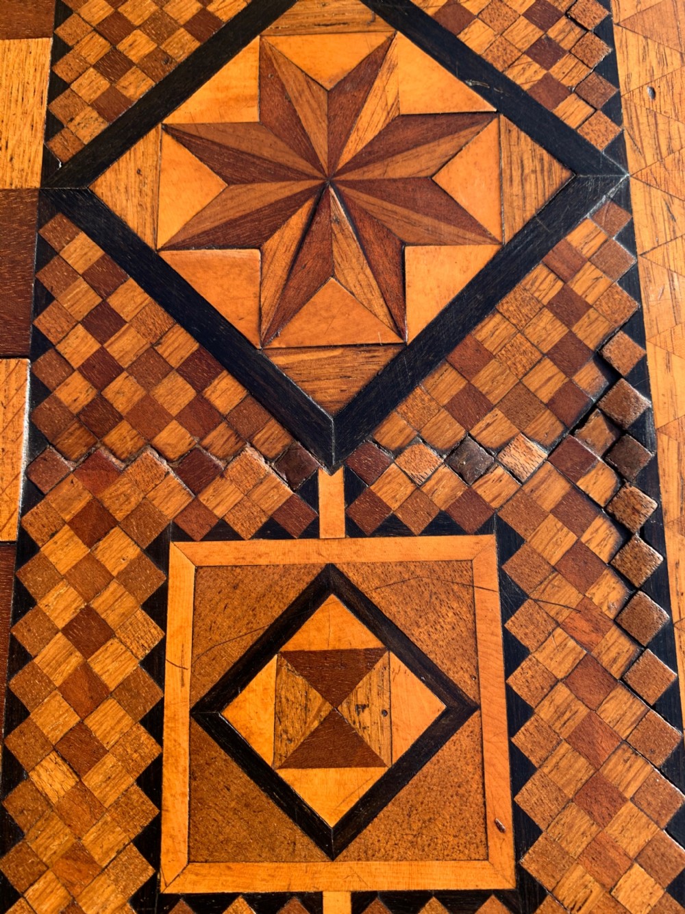 Victorian parquetry table  View IV