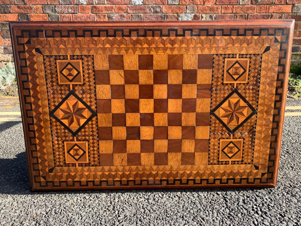 Victorian parquetry table  View VI