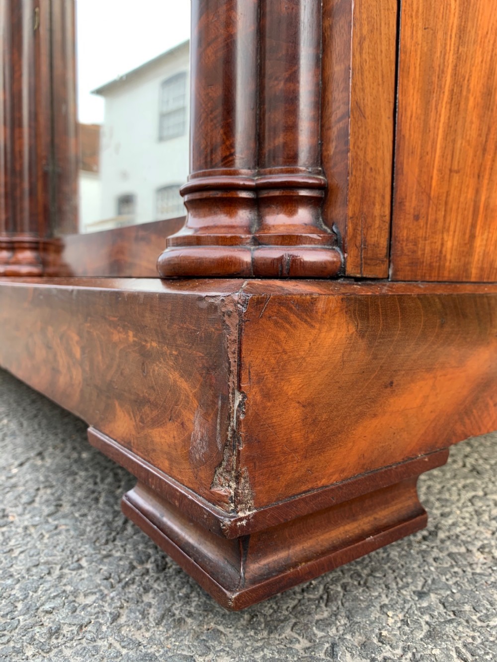 Continental Mahogany bookcase  View III