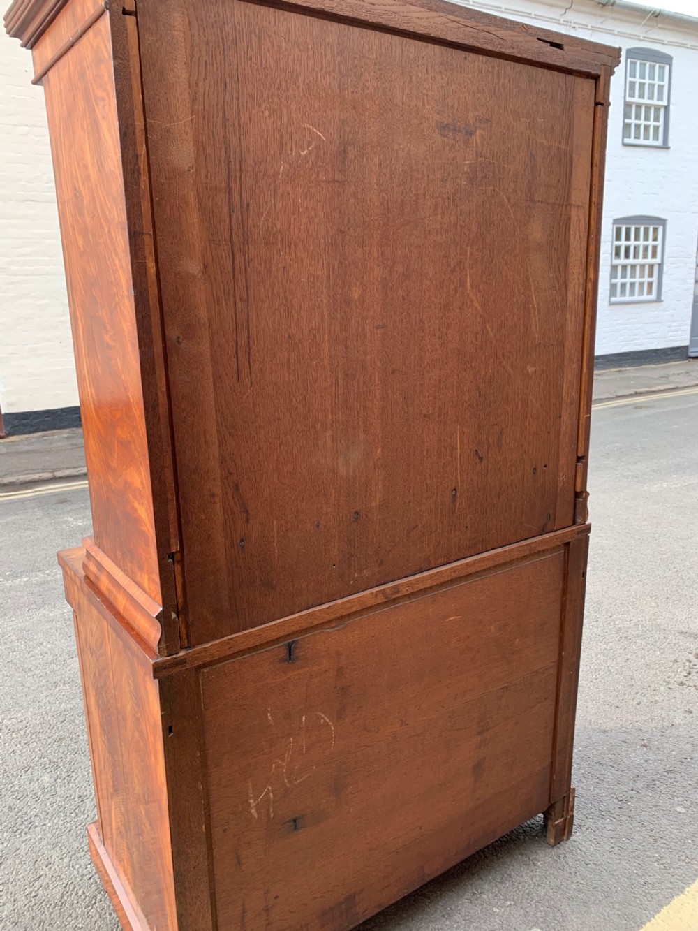 Continental Mahogany bookcase  View V