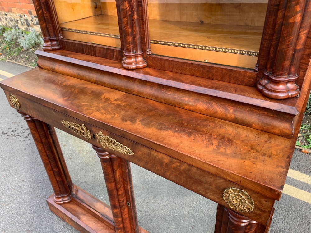 Continental Mahogany bookcase  View VI