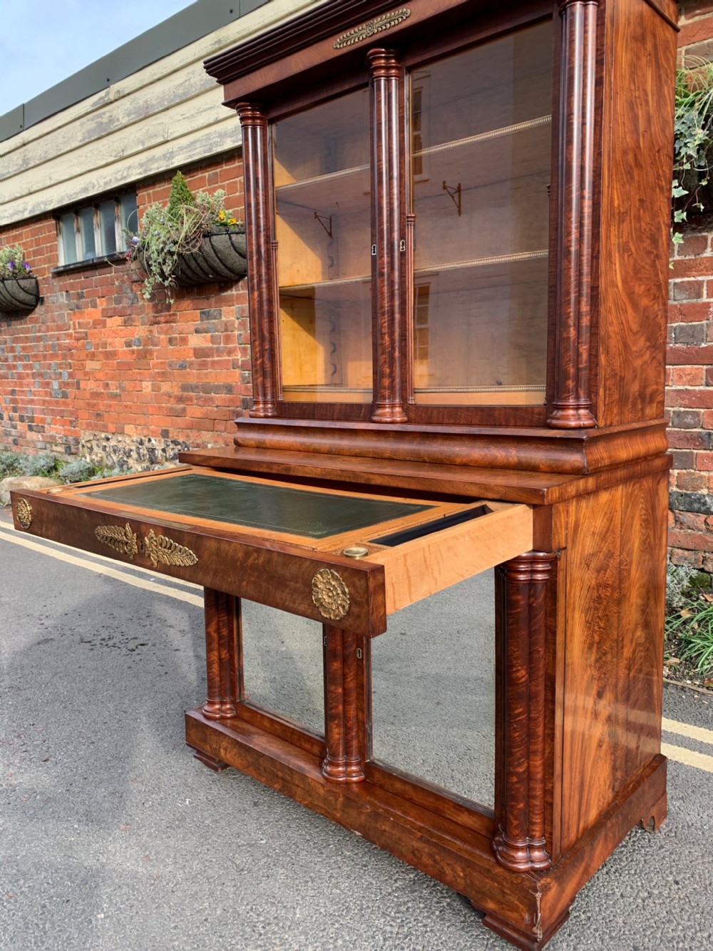 Continental Mahogany bookcase  View X