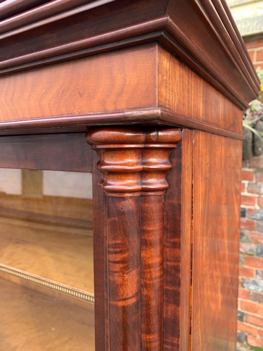 Continental Mahogany bookcase  View XII