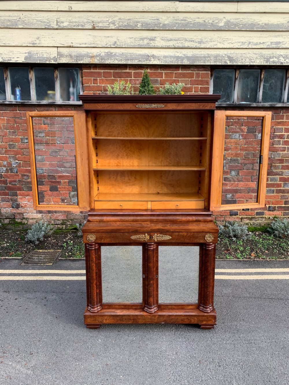 Continental Mahogany bookcase  View XIV