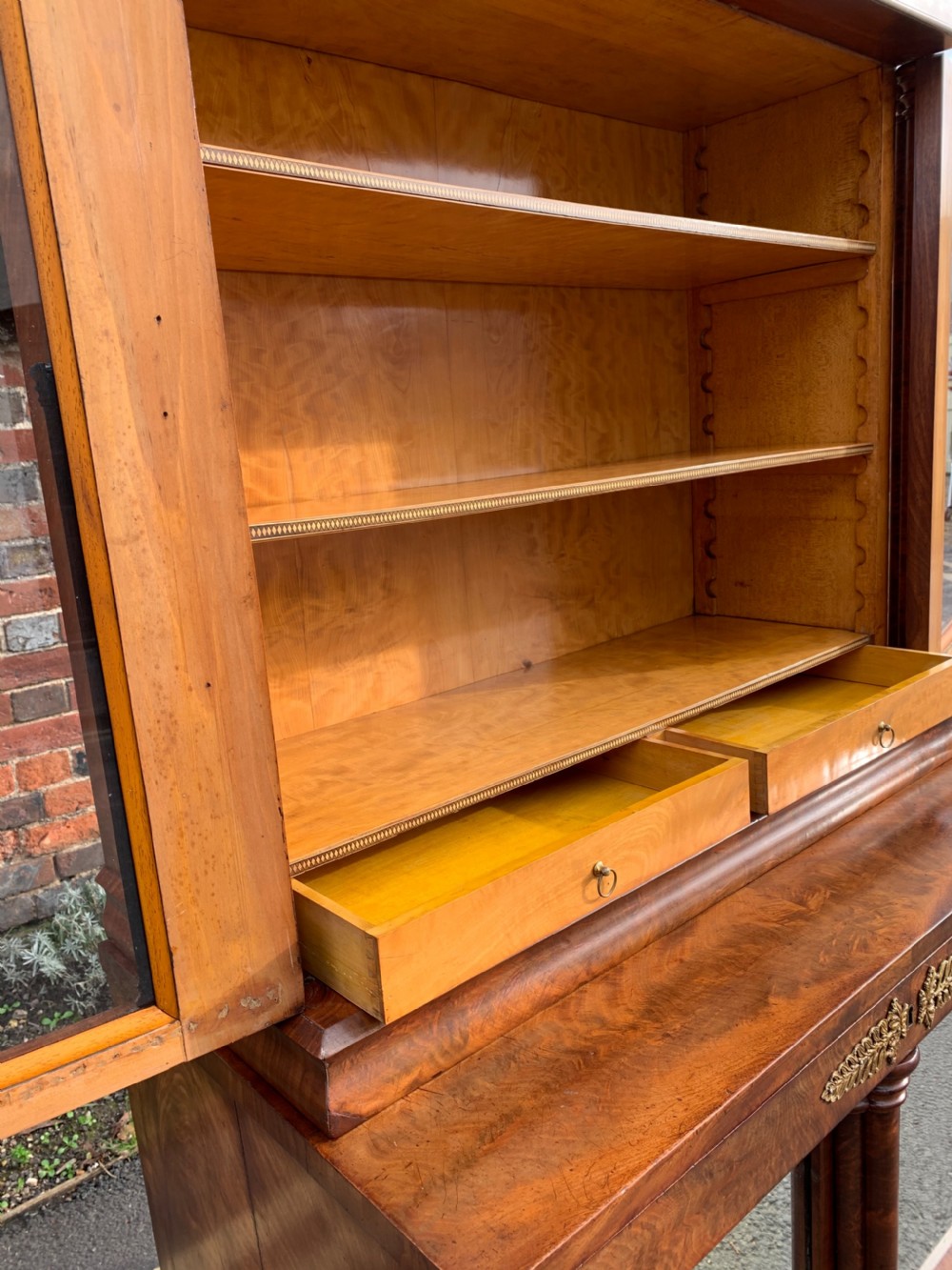 Continental Mahogany bookcase  View XVI
