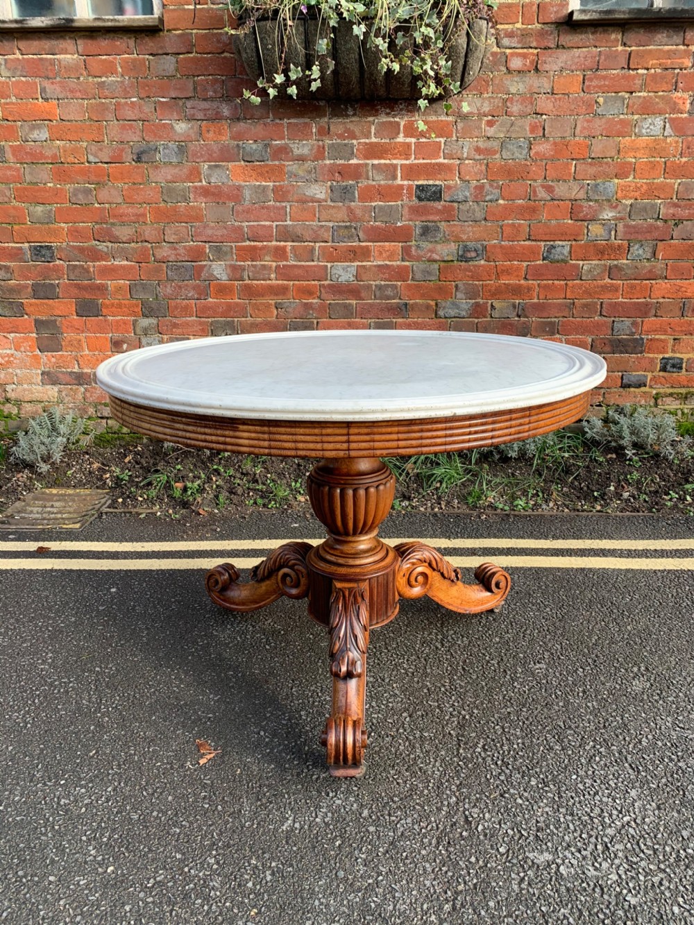 French Walnut Gueridon