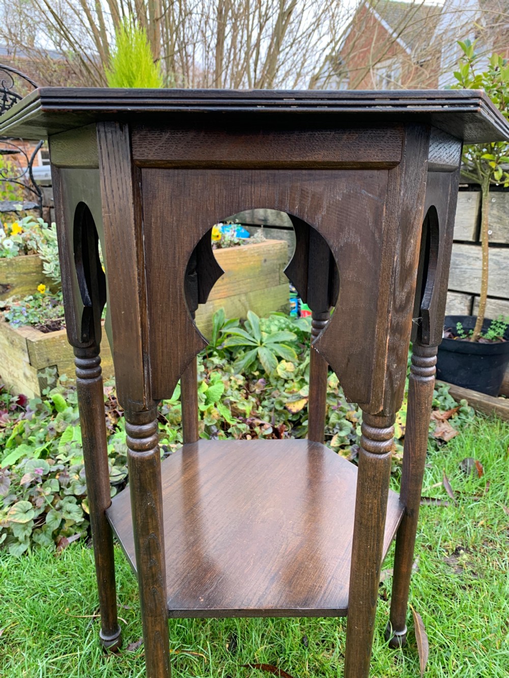 Liberty Moorish oak table View II