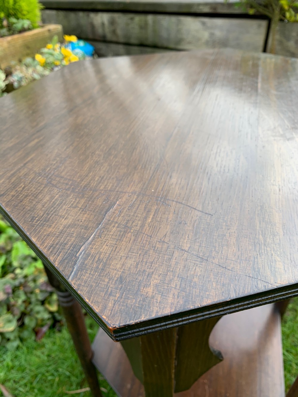 Liberty Moorish oak table View IV