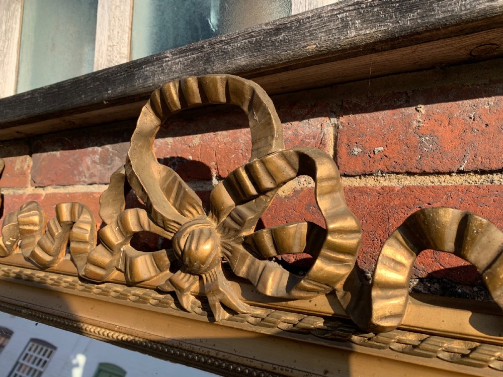Gilt overmantle mirror  View II