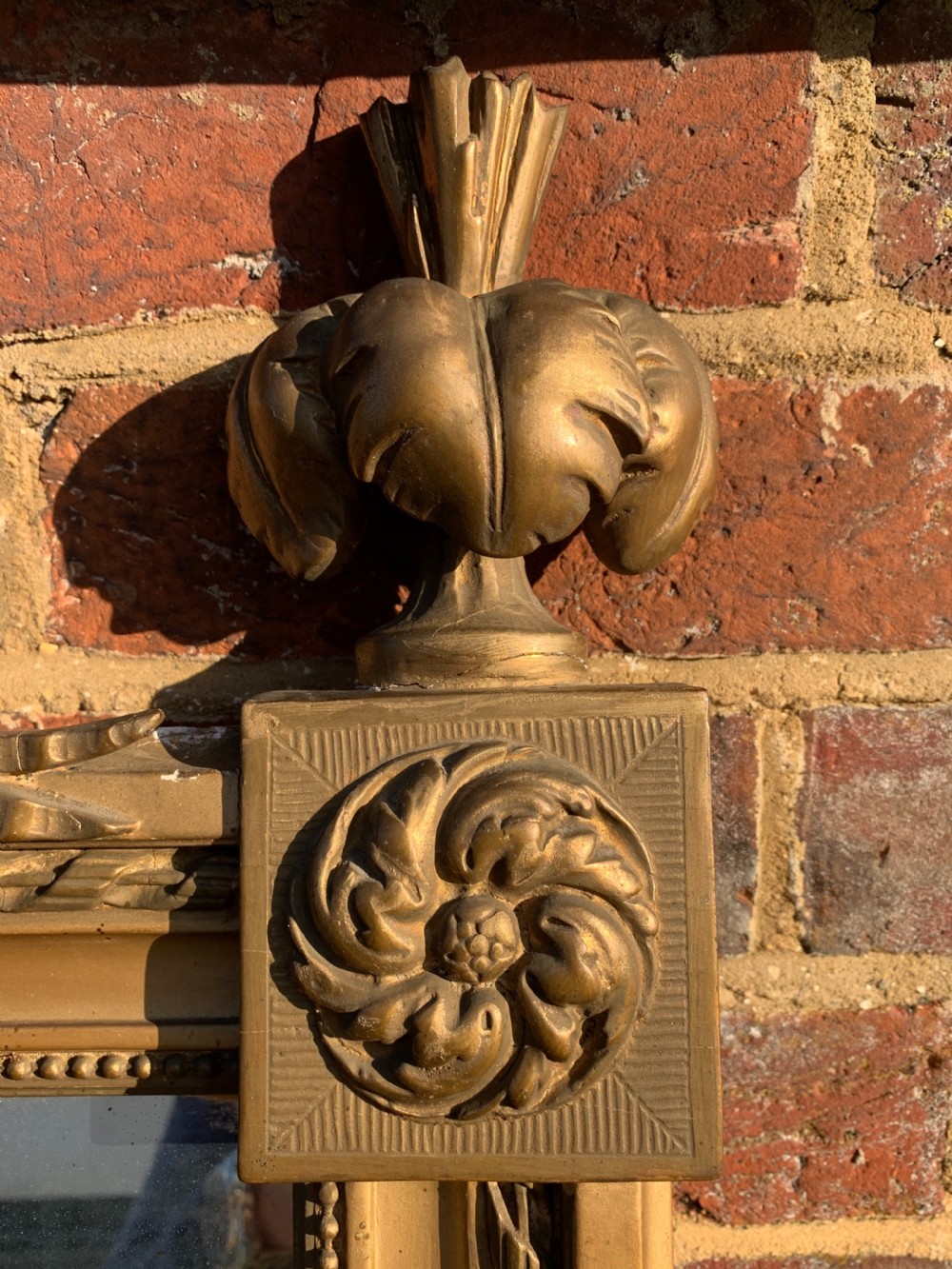 Gilt overmantle mirror  View V