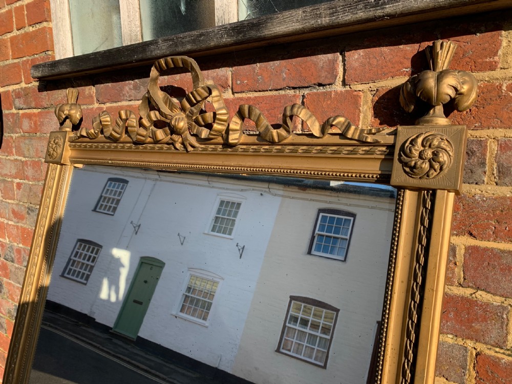 Gilt overmantle mirror  View VI