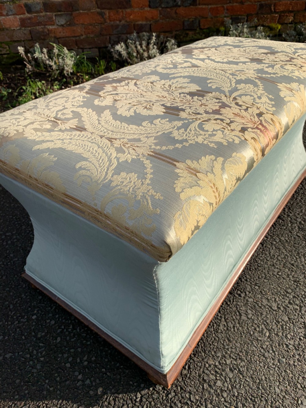 Victorian box ottoman  View III