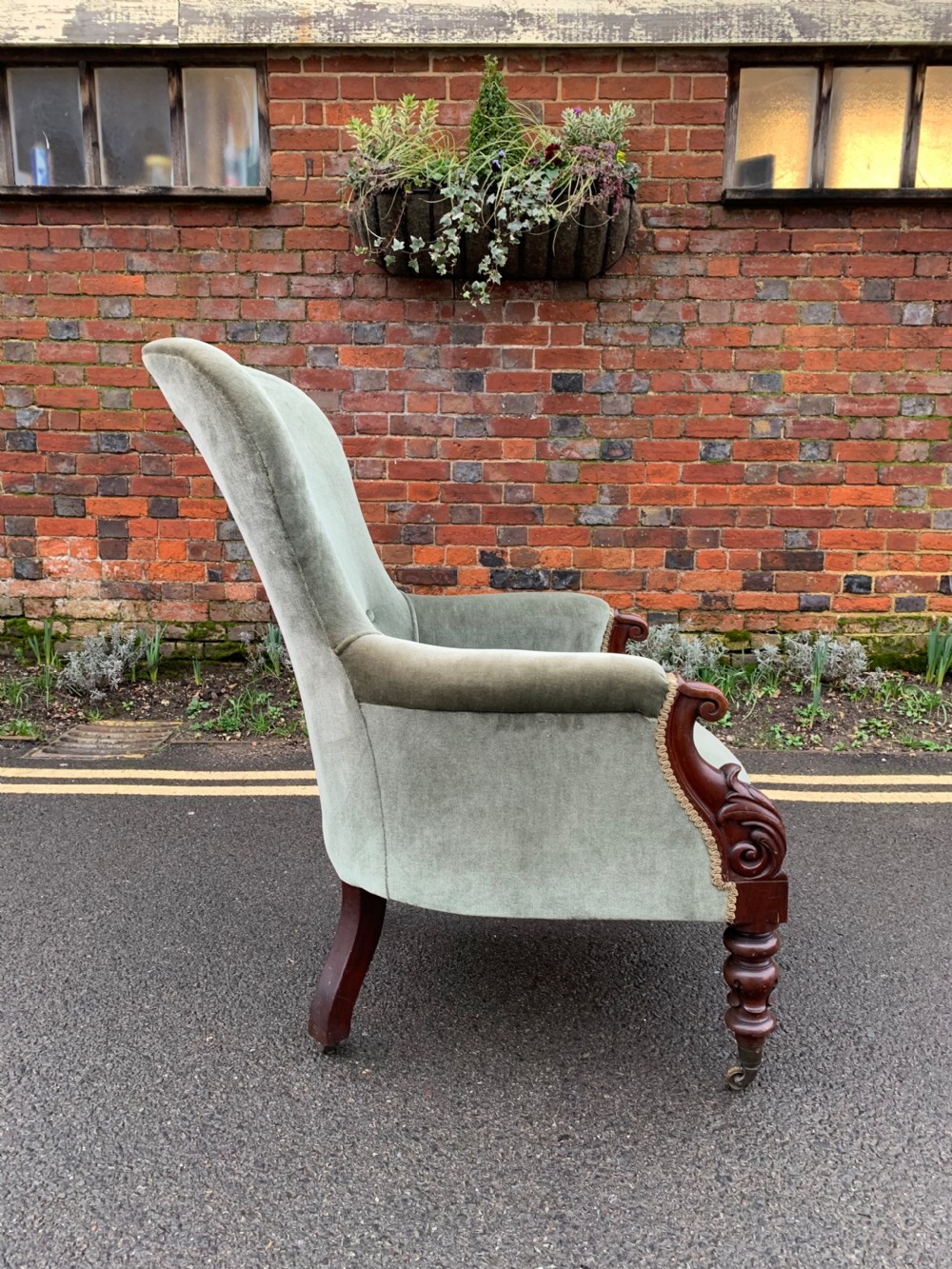 William IV Mahogany armchair  View V