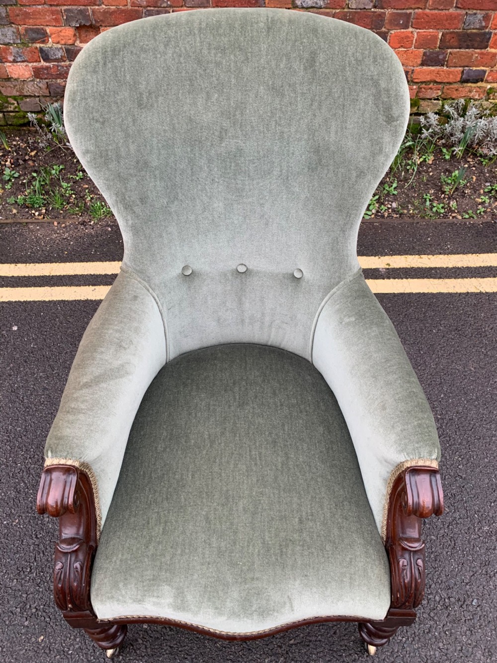 William IV Mahogany armchair  View VI