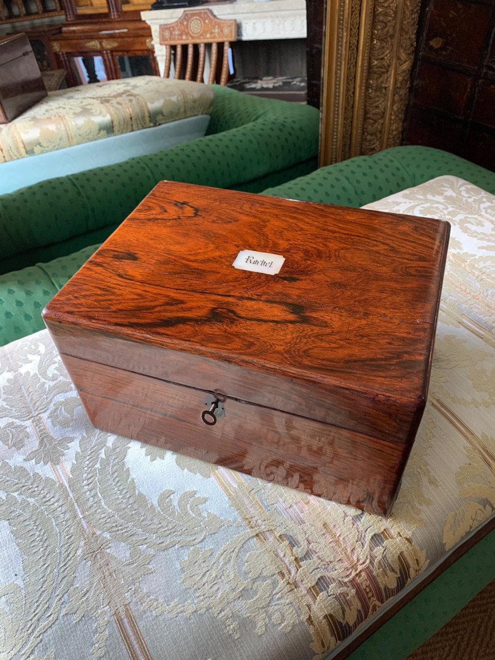Victorian Rosewood vanity box  View II