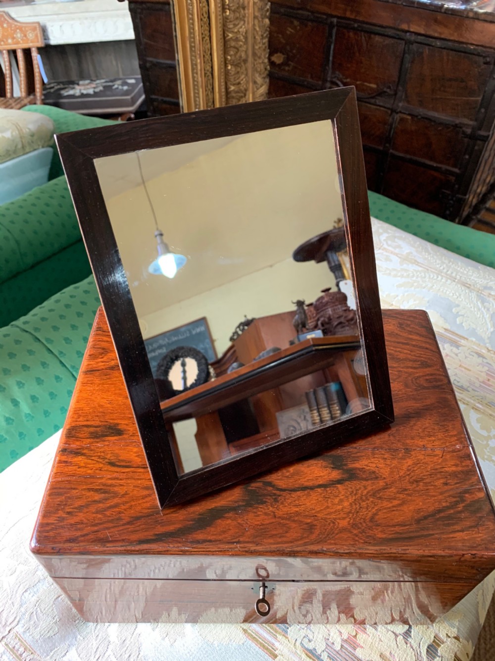 Victorian Rosewood vanity box  View VI