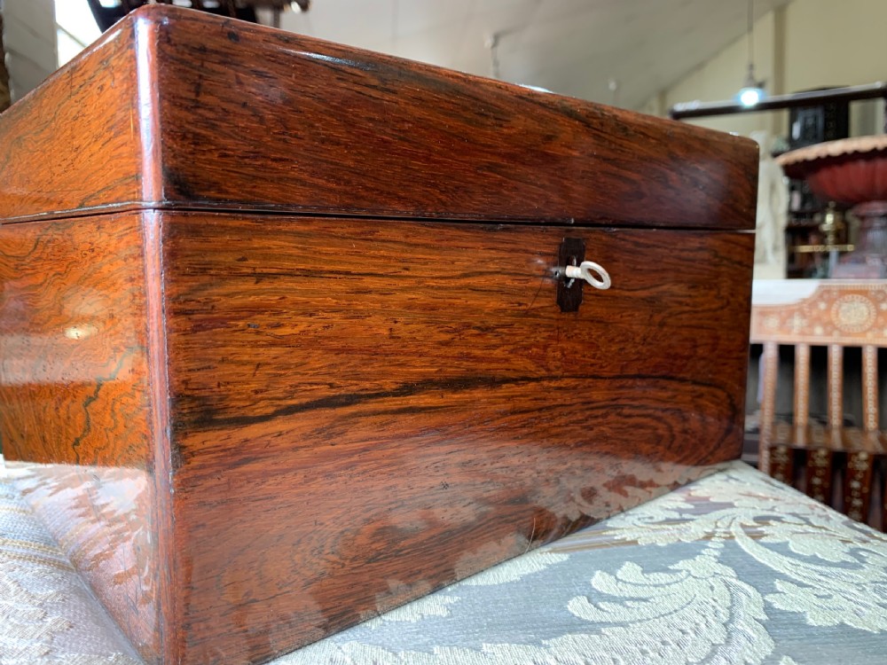 Victorian Rosewood vanity box  View VII
