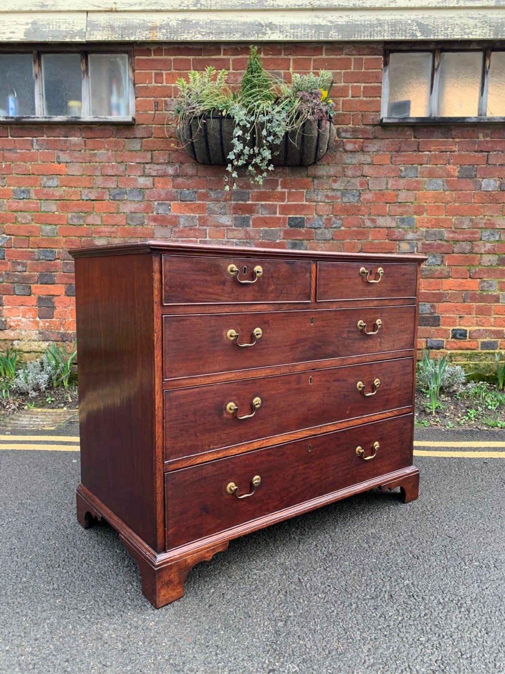 George III Mahogany chest 