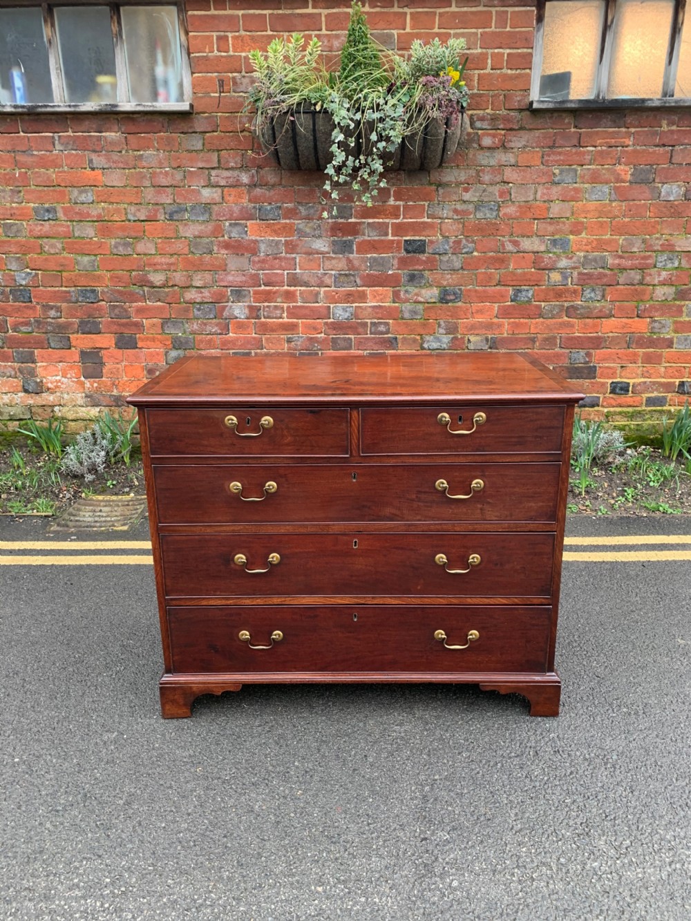 George III Mahogany chest  View II