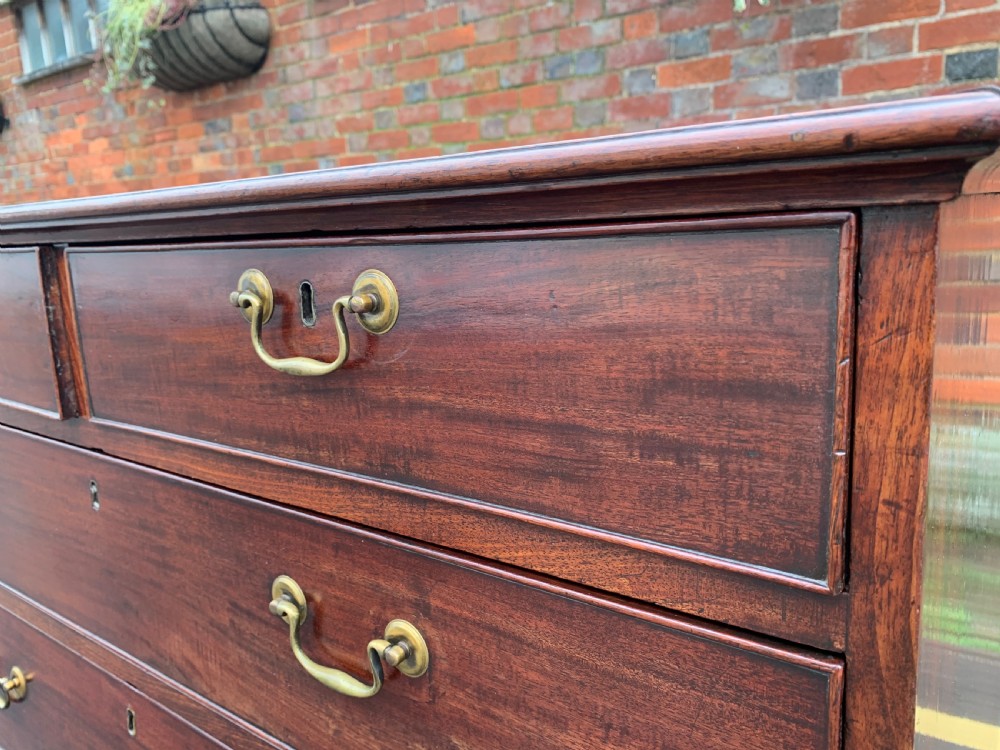 George III Mahogany chest  View III