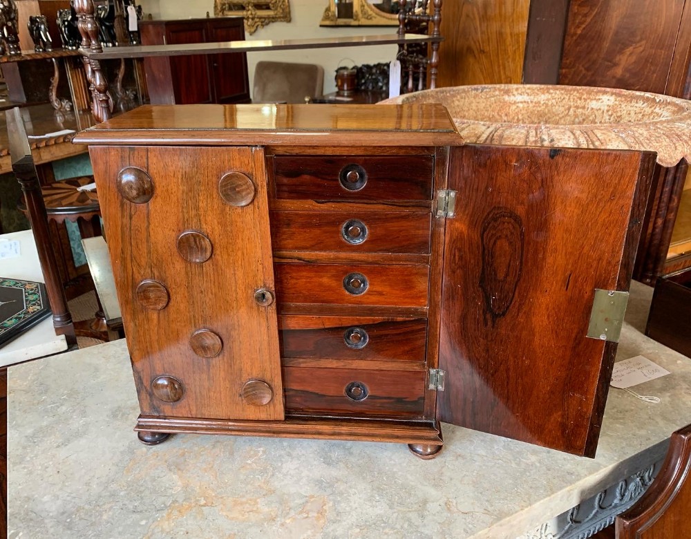 Victorian rosewood table cabinet 