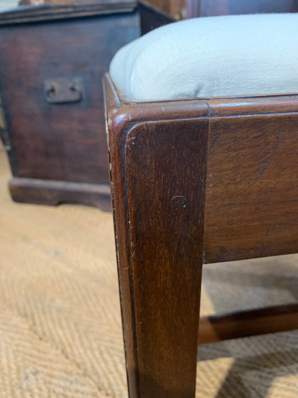 Mahogany stool  View II