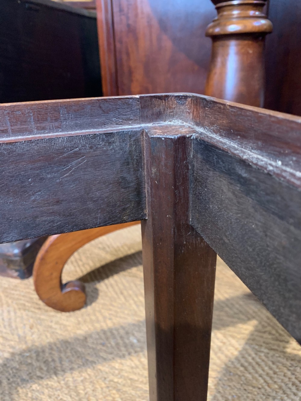 Mahogany stool  View V