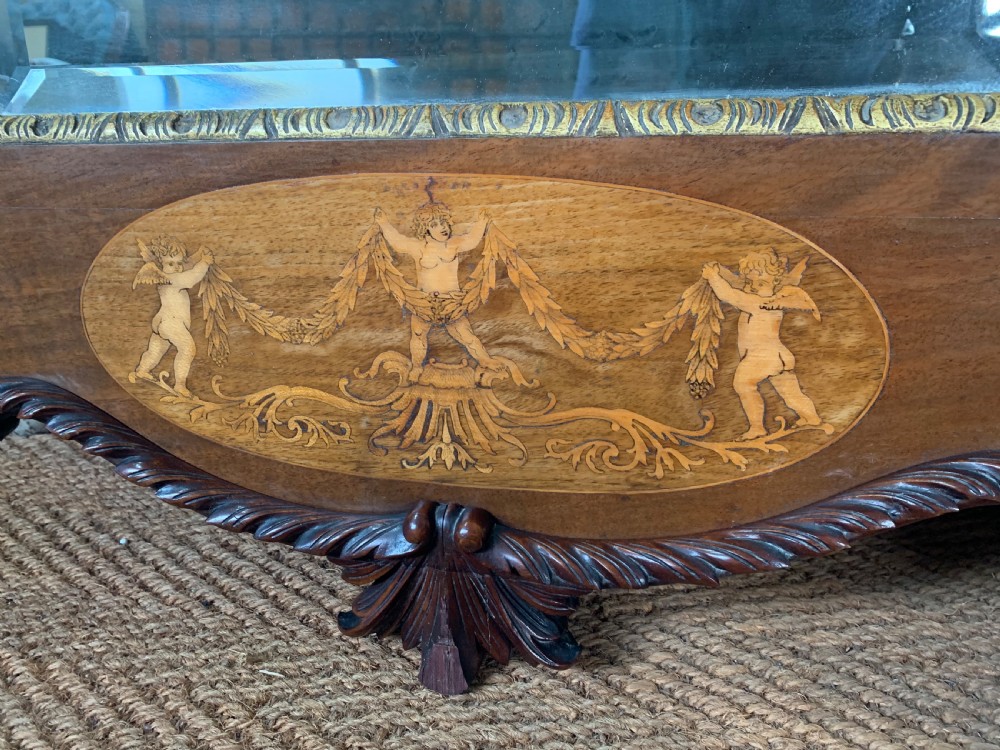 Inlaid mahogany mirror  View III