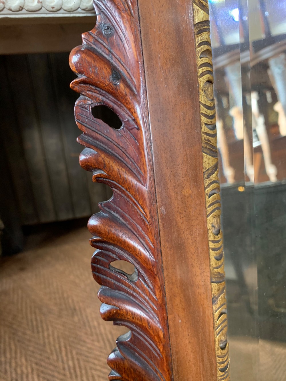 Inlaid mahogany mirror  View IV