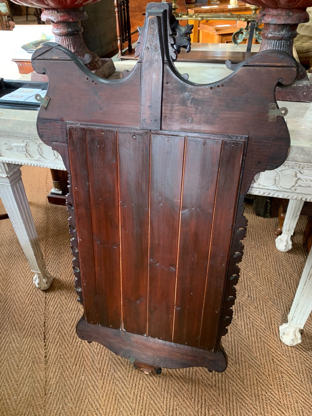 Inlaid mahogany mirror  View V