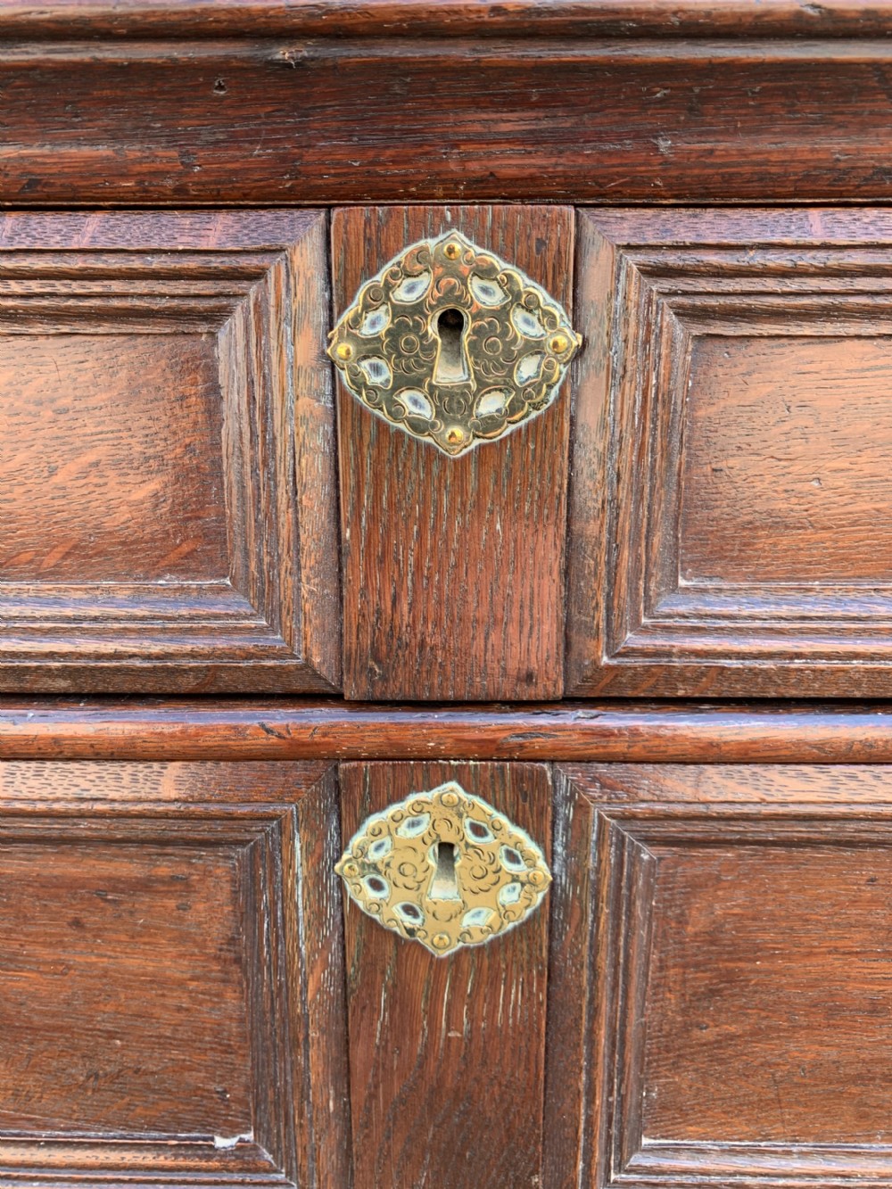Antique Oak chest on stand  View IV