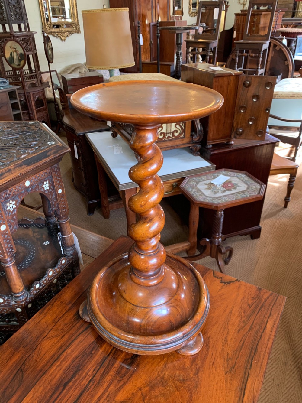 Nineteenth century barleytwist stand