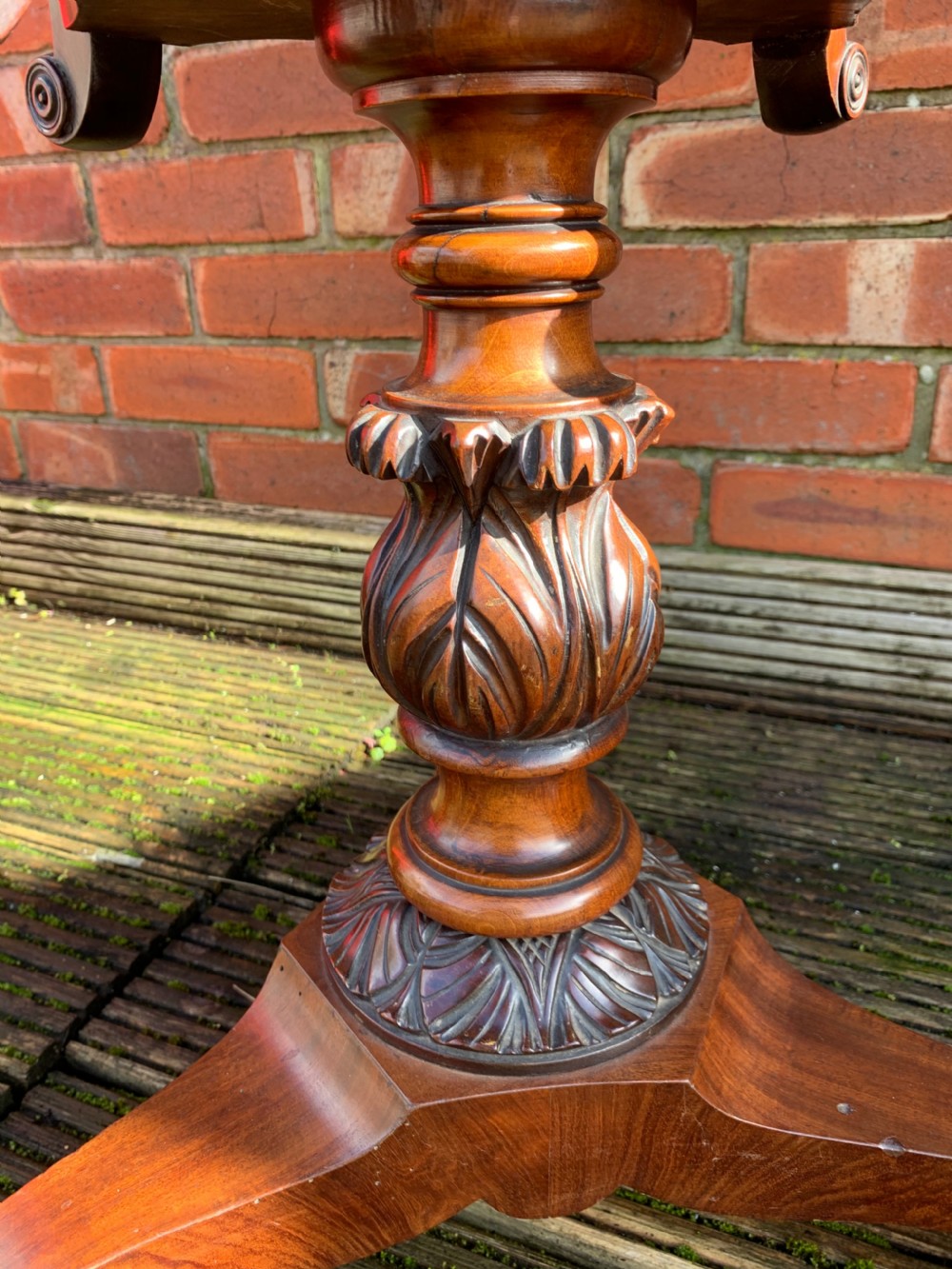Nineteenth century Mahogany work table View VI