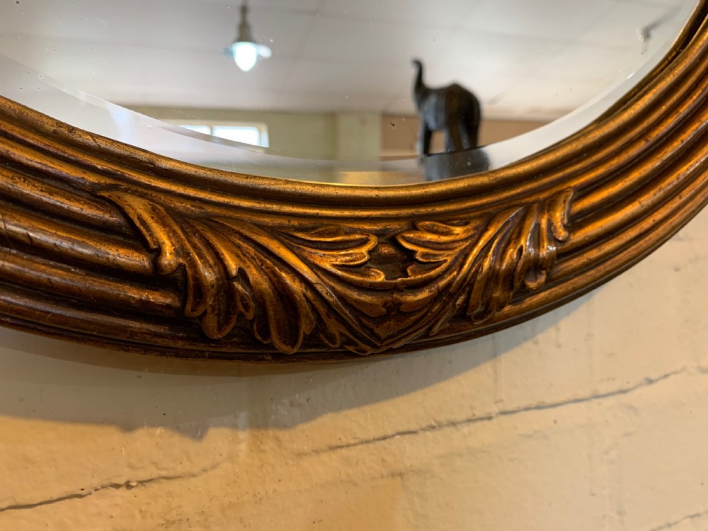 Edwardian circular mirror  View II