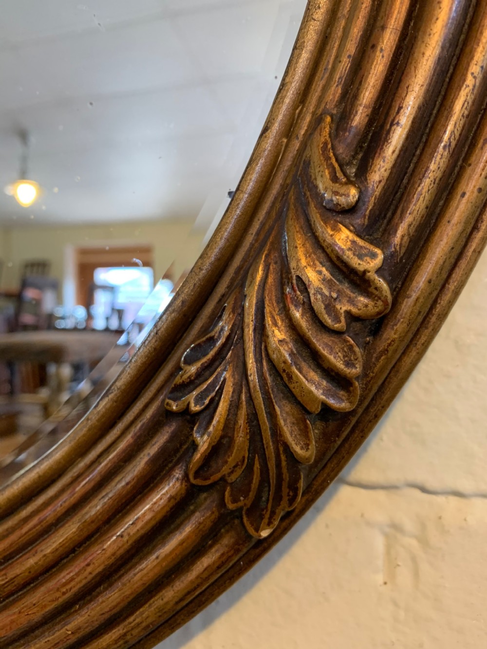 Edwardian circular mirror  View III