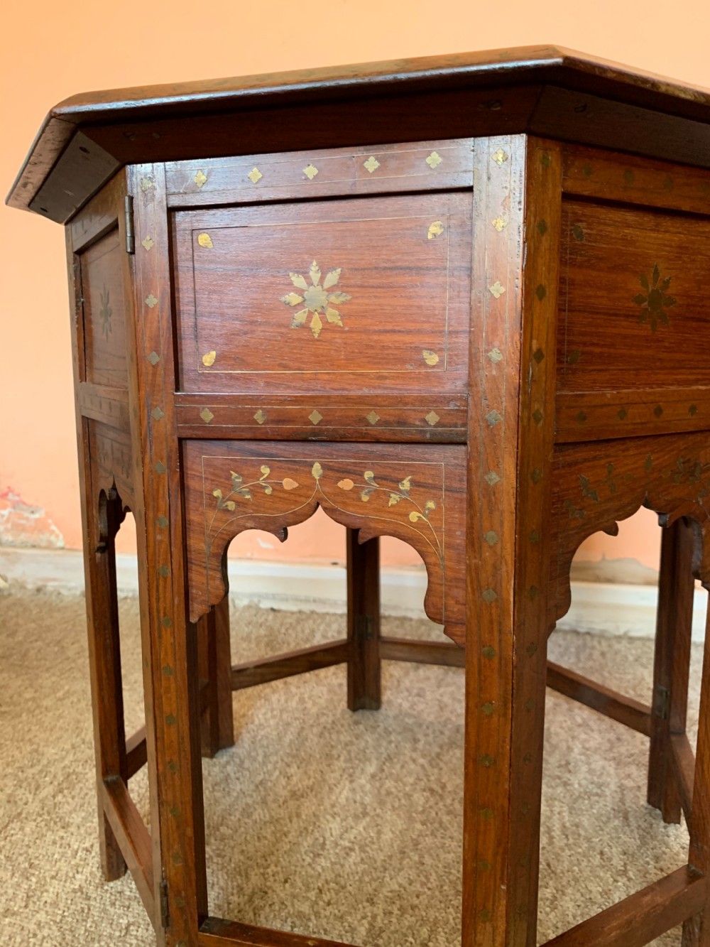 Antique Hoshiarpur table  View III