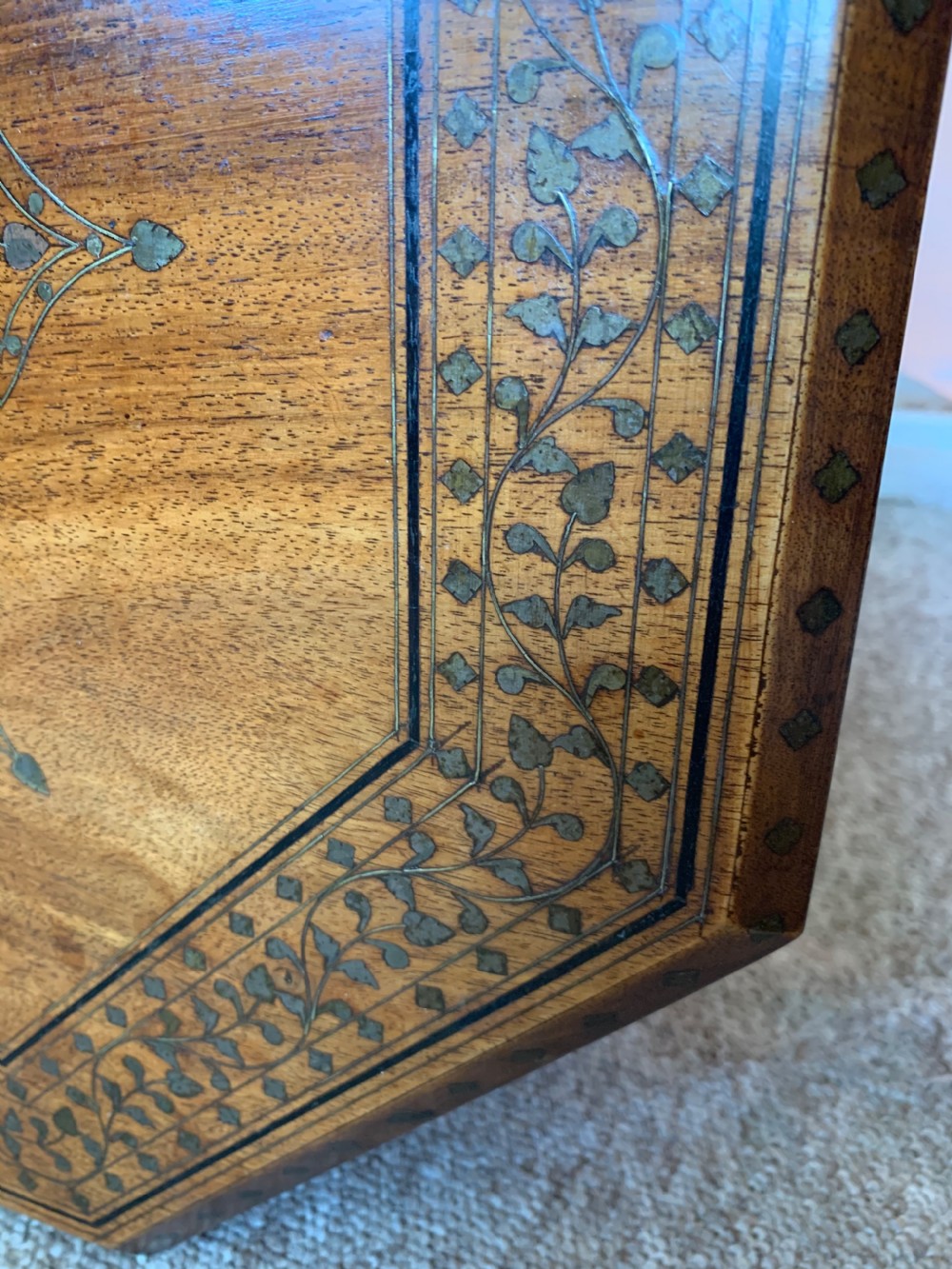 Antique Hoshiarpur table  View V