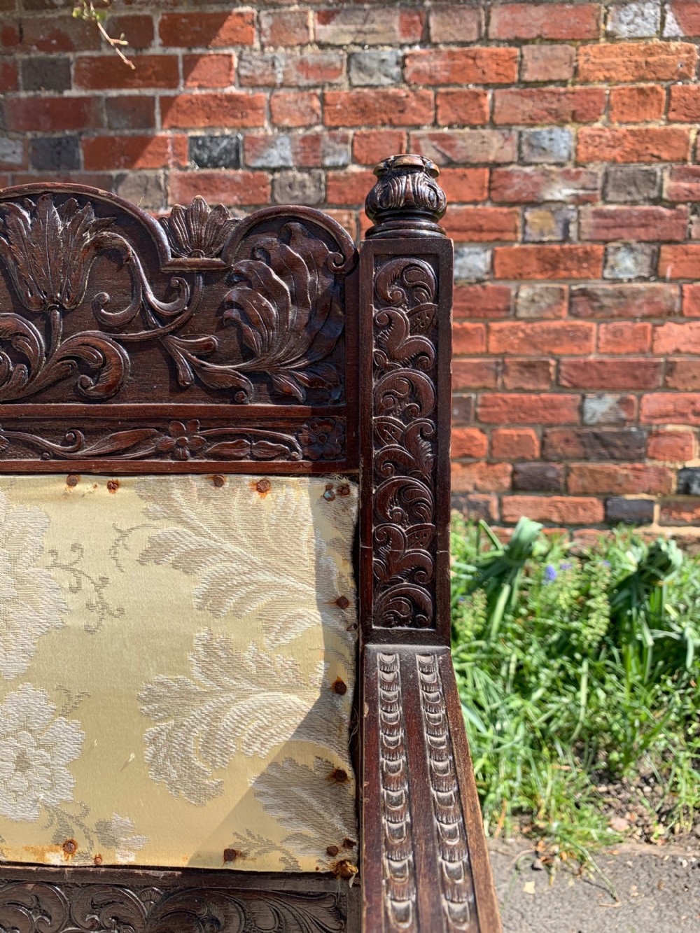 Anglo Indian walnut settee  View II