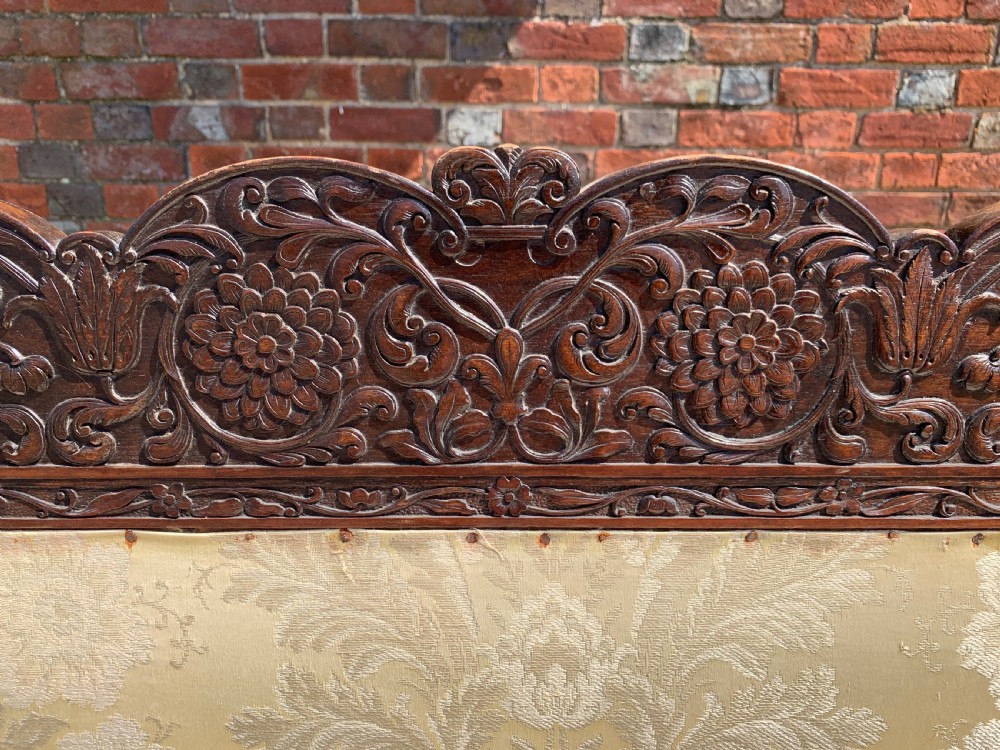 Anglo Indian walnut settee  View III