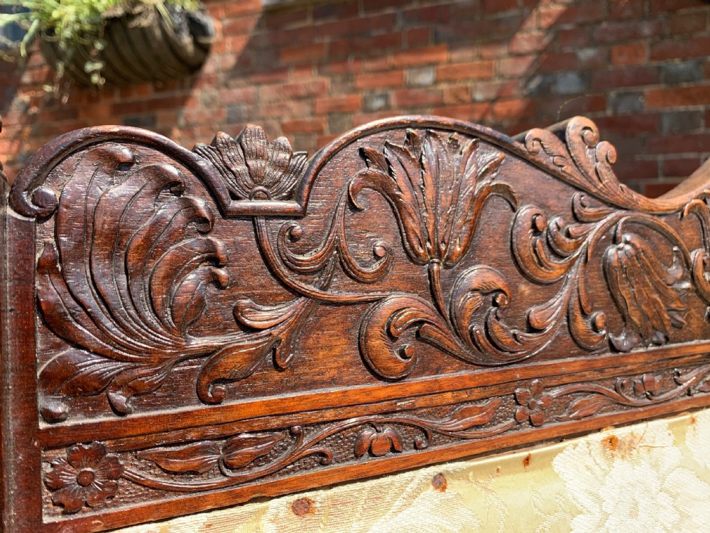 Anglo Indian walnut settee  View VI